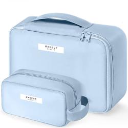 Multifunctional Makeup Bag Portable Waterproof Toiletry Pouch Cosmetic Bag For Women And Girls