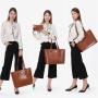 2023 Lovevook 2pcs Classic Crocodile pattern Large Business handbags and Purse Luxury Computer Hand bag Ladies Laptop PU Tote Ba