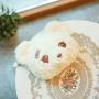 Plush shoulder bag plush small coin purse cosmetic bag popular bag, bears mesengers