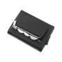 Smart Mens Wallet with Card Holder PU Leather Business Card Case Pocket Business Card Holders Zipper RFID Blocking Wallet