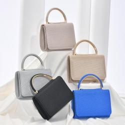 Sparkling diamond bag women's niche cross-body bag versatile diamond-set women's clutch foreign trade full diamond banquet bag