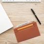Small coin purse zip around card holder rfid coin pouch mini wallet for girl with keychain