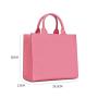 Fashion Pu Leather Handbags For Women Luxury Custom Logo Size Material High End Minimalist Top Handle Vegan Ladies Handbags