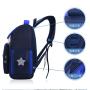 ZR515 Children Dog Student Backpack Oxford Zipper Contrasting Colors Bag New Trend Waterproof Outdoor Leisure School Bag