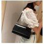 Hot selling fashion single shoulder underarm casual versatile solid color small square bag