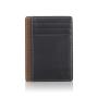 Factory wholesale men card holder leather name card bag rfid pu leather id card holder