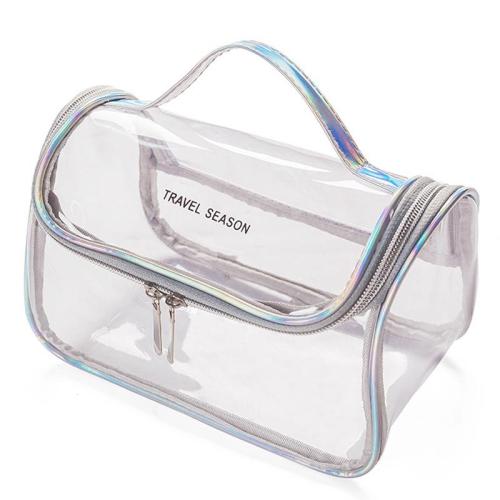 ZR472 Transparent Makeup Bag PVC TPU Small Portable Cosmetic Storage Bag Colorful Makeup Clear Cosmetics Mini Wash Bag Travel