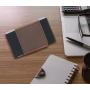 Customized leather mini card holder smart wallet leather rfid blocking slim card holder for men