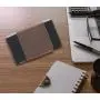 Customized leather mini card holder smart wallet leather rfid blocking slim card holder for men