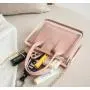 2024 New Transparent Jelly Mini Handbag Fashionable Female PVC Shoulder Crossbody Bag Chain Bag