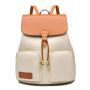 Large Capacity 2024 New Anti Splash Premium High Quality PU Student School Bag Famous Women's Retro Print Design Backpack