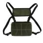 2021 New Design Custom Logo Nylon Mens Chest Bags Front Pocket Fashion Men Chest Rig Bag