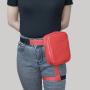 ZR764 Hot Selling Waist Leg Bag Unisex Ride Shoulder Sports Travel Waterproof Crossbody Bag Solid Color PU Outdoors Chest Bag