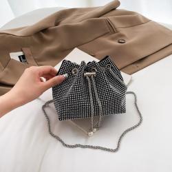 OEM936 Hot Sell Luxury Women Handbags New Style Fashion Brand Women Shoulder Bag Studded With Diamonds Chain Ladies Handbag