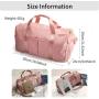 Hot sale Custom Fashion Customized Logo Large Capacity Pink Duffle Bags Gym Man Women Waterproof Sports Travel Duffle Bag