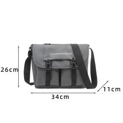 Waterproof PU Leather Messenger Crossbody Business Mobile Phone Bag
