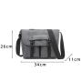 Waterproof PU Leather Messenger Crossbody Business Mobile Phone Bag
