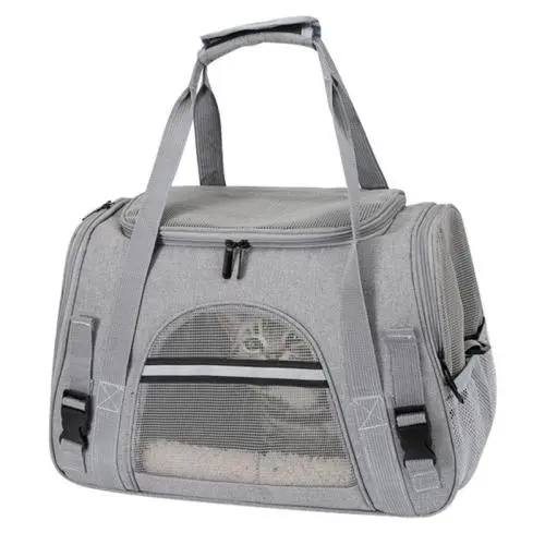 PE019 New Fashion Foldable Portable Soft Pet Carrier Dog Cat Travel Bag Pet Outdoor Bag Portable Foldable Pet Carrier Backpack