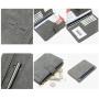 ZF222 PU Document Bag RFID Travel Passport Jacket Wallet Long Anti-theft Swipe Card Bag Multifunctional Waterproof Handheld Bag