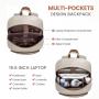 LOVEVOOK OEM Custom Factory USB Port Men Woman Wholesale Fashion Waterproof 15.6 17 In Computer Laptop Business Travel Backpacks
