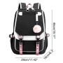 Multifunctional Teenage Oxford School Bags Backpack Junior High School Students Bookbag Outdoor Daypack With Usb Charge Port