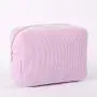 Stock Ready to Ship 4PCS S M L XL Lilac Personal Clutch Women Travel Cosmetic Pouch Beauty Storage Cases Corduroy Makeup Bag