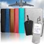 ZR552 New PU Cross Pattern Passport Bag Baggage Tag Travel Document Luggage Tag Passport Cover Multi Card Wallet Passport Clip