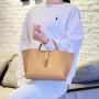 2024 Spring New High end Genuine Leather Large Capacity Versatile Bucket Tote Bag