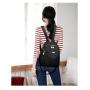 Popular Women's backpack oxford cloth ladies shoulder bag Korean style colorful straps solid color double back schoolbag
