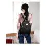 Popular Women's backpack oxford cloth ladies shoulder bag Korean style colorful straps solid color double back schoolbag