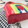 China factory customized PU Ita bag small sling bag rainbow shoulder bag