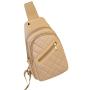 Hot Selling Lingge Embroidered PU Leather Chest Bag 2024 Ladies Wholesale Women's Shoulder Crossbody Bag