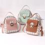 Ladies mini backpack trendy women's shoulder bags versatile small schoolbag fashion backpack purse for women