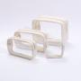 New Trending Transparent Makeup Travel Bag Clear Toiletry Stand Up Pouch Packaging Custom PVC Cosmetic Bags Cases