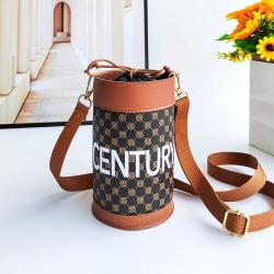 2024 New Women's Printed Crossbody Bag Fashionable Water Bucket Bag Floral Material Southeast Asian Ladies' Wholesale Small Bag