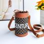 2024 New Women's Printed Crossbody Bag Fashionable Water Bucket Bag Floral Material Southeast Asian Ladies' Wholesale Small Bag