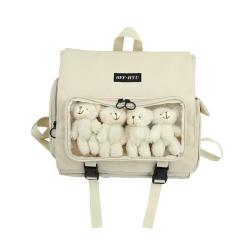 Most Popular Fashion Women Girls Canvas School Backpacks Custom Ita Backpack Bags from China Manufacturer