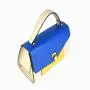 Trendy Design Color Contrast Ladies Handbags Mini Fashionable Flap Handbag Top Handle Bag