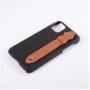 New Arrival Luxury Genuine Leather Mobile Phone Cover Case With Handle For Iphone 12 13 pro max 14 Plus