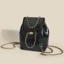 South Korea'S Small Spring And Autumn Mini Fragrant Wind Chain Backpack Female Ins Student Oil Wax Leather Shoulder Bag