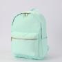 Stock Daily Use Solid Colors Casual Leisure School Shoulder Backpacks Waterproof Nylon School Bags