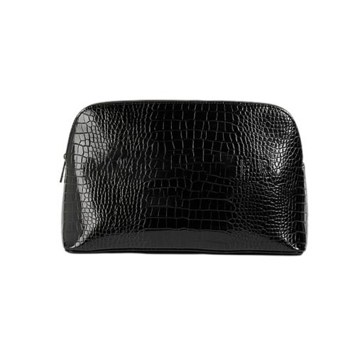 Luxury Crocodile PU leather Travel Cosmetic Bag Women Makeup Pouch