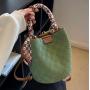 KBW151 2023 Hot Selling Texture Checkerboard Check Retro Handbag Bucket Bag Fashion Mother and Child Shoulder Bag