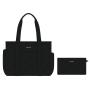 LOVEVOOK 15.6 17 inch Puffer Tote Bag Women Quilted Business Laptop bag Large Capacity Puffy Work Purse Shoulder Bag for Woman