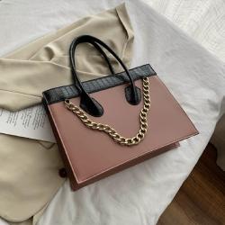 New Design bolsas Women Fashion Handbags Croccodle Hand Bag Chains Large Capacity Structured Bags PU Leather Handbag For Ladies