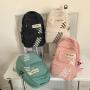 ZR775 New Fashion Schoolbag Unisex Waterproof Backpack Nylon Custom Logo Travel Student Zipper High School Schoolbag Laptop Bag
