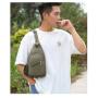 Casual Unisex Colorful Lightweight Polyester Sling Sacoche Luxury Female Men Chest Nylon Crossbody Bag