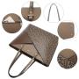Lovevook 2021 Ladies Hand Designer clutches Bags For ladies Handbag PU Composite Bag 4pcs crossbody purse handbags Set women