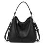 Lovevook Realer high quality PU leather hobo bags women shoulder crossbody bag  large capacity totes bags for women