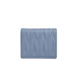 Classic Luxury Wholesale Pu Leather ladies Elegant Card Holder  Women Purse Designer Quilted Wallet